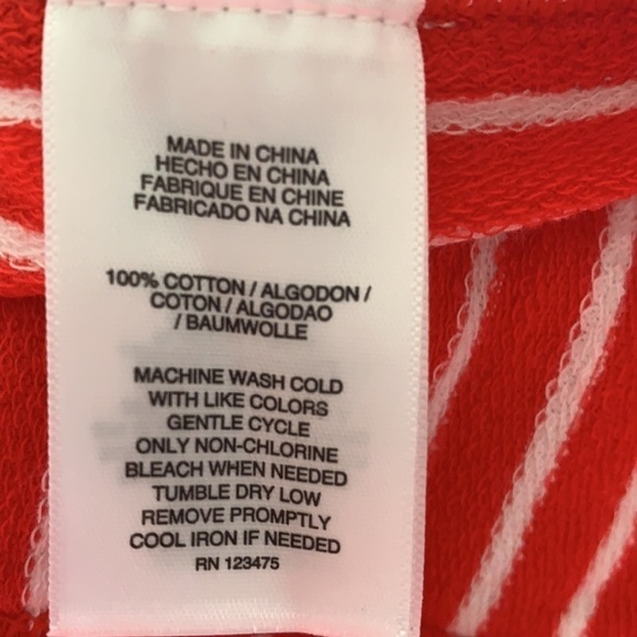 JONES New York orange/white striped tennis skirt size XL - Picture 6 of 8